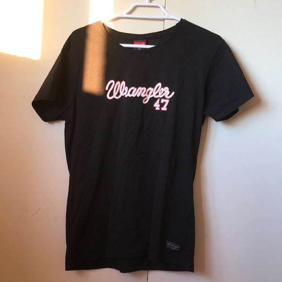 Wrangler Other - wrangler glitter logo print tee